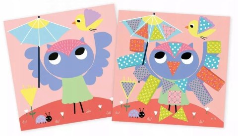 Zestaw kreatywny Wycinanki Przyklejanki Janod 4+