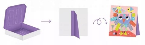 Zestaw kreatywny Wycinanki Przyklejanki Janod 4+