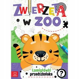 Zwierzęta w Zoo. Łamigłówki Przedszkolaka 4+ Aksjomat