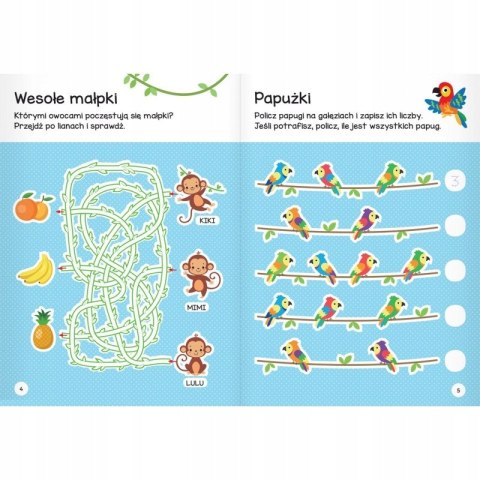 Zwierzęta w Zoo. Łamigłówki Przedszkolaka 4+ Aksjomat
