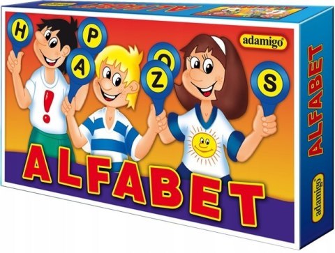 Alfabet Układanka Edukacyjna Literki Litery Adamigo