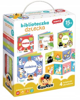 Biblioteczka Dziecka Czu Czu 4 Książeczki 15m+