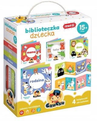 Biblioteczka Dziecka Czu Czu 4 Książeczki 15m+