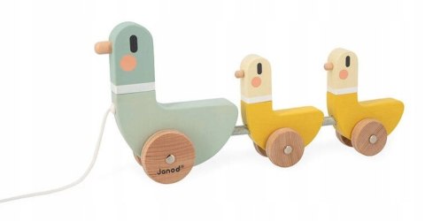 Drewniane Kaczki do Ciągnięcia Sweet Cocoon 12 m+, Janod J04051