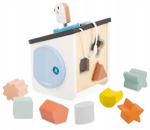 Drewniany Sorter Domek dla Ptaszków Sweet Cocoon 18 m +, Janod J04062