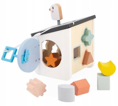 Drewniany Sorter Domek dla Ptaszków Sweet Cocoon 18 m +, Janod J04062