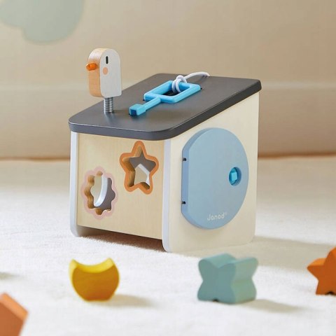 Drewniany Sorter Domek dla Ptaszków Sweet Cocoon 18 m +, Janod J04062