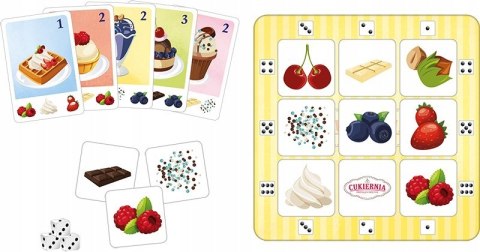 Gra Planszowa Cukiernia Słodka gra Rodzinna Kukuryku