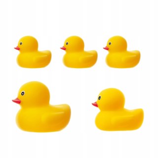 Gumowe Kaczuszki Zabawki do kąpieli 5 szt. Bez dziurki Higieniczne Tullo