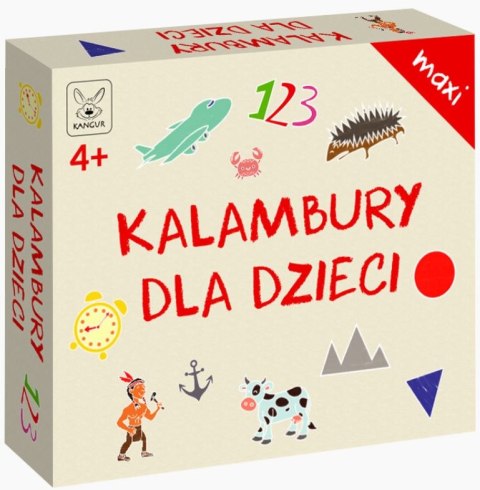 Kangur Kalambury dla Dzieci Maxi 4+ Gra Rodzinna dla dzieci