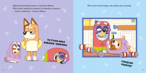 Książeczka Bajeczka Bluey Babunie Moja czytanka Harperkids