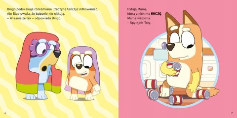 Książeczka Bajeczka Bluey Babunie Moja czytanka Harperkids