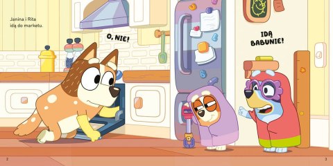 Książeczka Bajeczka Bluey Babunie Moja czytanka Harperkids
