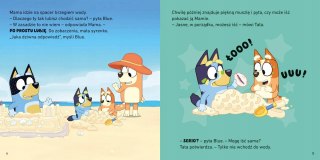 Książeczka Bajeczka Bluey Plaża Moja czytanka Harperkids