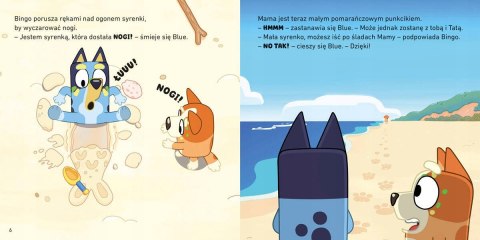 Książeczka Bajeczka Bluey Plaża Moja czytanka Harperkids