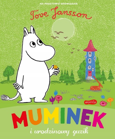 Książeczka Muminek i urodzinowy guzik Harperkids