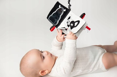 Książeczka Sensoryczna kto to? co to? Mom's Care Kontrastowa