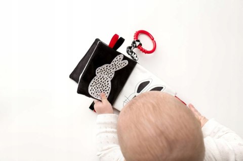 Książeczka Sensoryczna kto to? co to? Mom's Care Kontrastowa