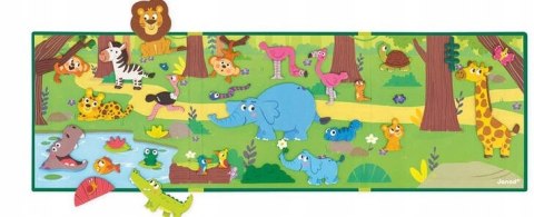 Magnetyczna Układanka Afrykańskie Zwierzęta Magneti'stories 3+ Janod J05456