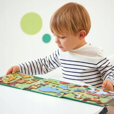 Magnetyczna Układanka Afrykańskie Zwierzęta Magneti'stories 3+ Janod J05456