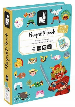 Magnetyczna Układanka Historia Magnetibook 3-8 lat, Janod J02598