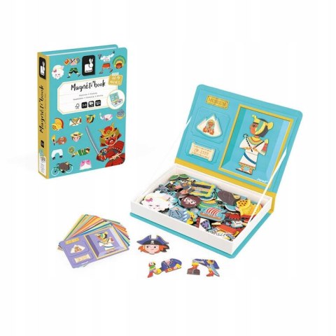Magnetyczna Układanka Historia Magnetibook 3-8 lat, Janod J02598