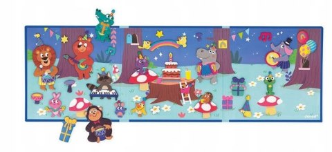 Magnetyczna Układanka Przyjęcie w Lesie Magneti'stories 3+, Janod J05455