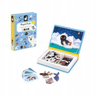 Magnetyczna Układanka Zwierzęta Polarne Magnetibook 3-8 lat, Janod J02599