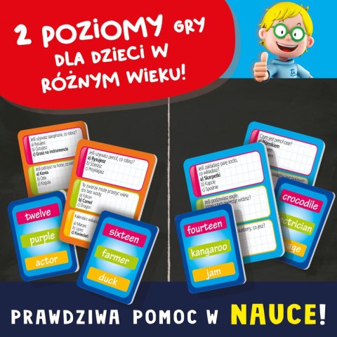 Mały Geniusz Język angielski Quiz Lisciani 5-10 lat Gra Edukacyjna
