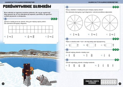 Matematyka. Megazadania. Minecraft 11+ Harperkids