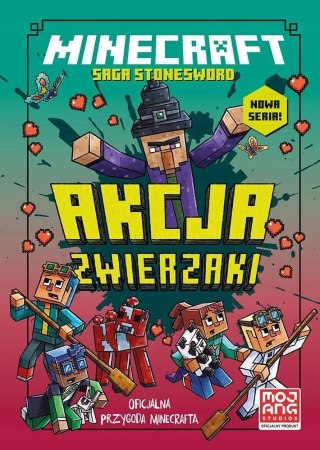 Minecraft Akcja Zwierzaki Saga Stonesword Tom 3 Harperkids