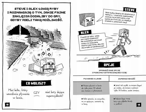 Minecraft. Would you rather? Edycja po polsku polska Harperkids