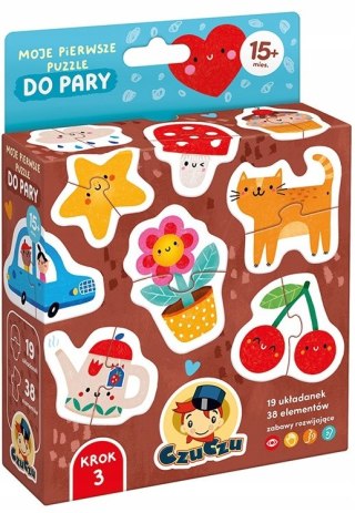 Moje pierwsze Puzzle Do pary Czuczu dla dzieci 15m+