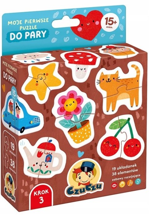 Moje pierwsze Puzzle Do pary Czuczu dla dzieci 15m+