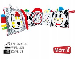 Mom's Care Kontrastowa Książeczka z Lusterkiem Zwierzątka Mom's Care