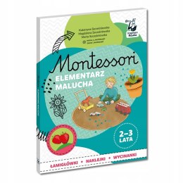 Montessori Elementarz malucha 2-3 lata Kapitan Nauka Wycinanki Łamigłówki