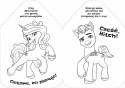 My Little Pony Książeczka Kredeczka Kolorowanka Naklejk Harperkids