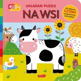 Na wsi Akademia Mądrego Dziecka Układam puzzle Harperkids