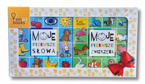 Pakiet Moje Pierwsze Słowa i Zwierzęta Książeczka Maluszka na Prezent