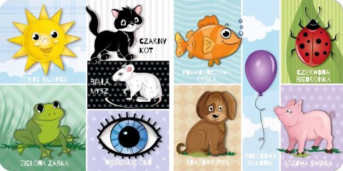 Pakiet Moje Pierwsze Słowa i Zwierzęta Książeczka Maluszka na Prezent