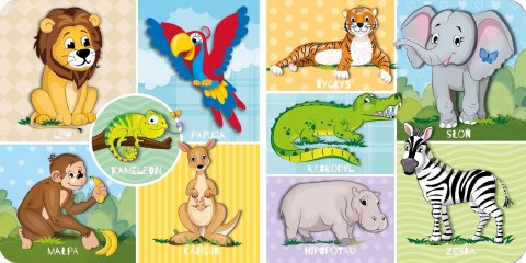 Pakiet Moje Pierwsze Słowa i Zwierzęta Książeczki Maluszka Uczę się Mówić