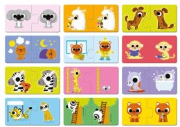 Pierwsze Puzzle do Pary Przeciwieństwa 24 elementy 2+, Janod J02627