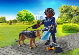 Playmobil 71162 Policjant z Psem Tropiącym Special