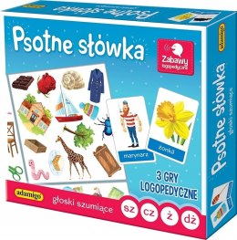 Psotne Słówka Głoski Szumiące 3 Gry Logopedyczne Adamigo