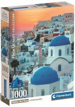 Puzzle 1000 elementów 39912 Santorini Compact Clementoni