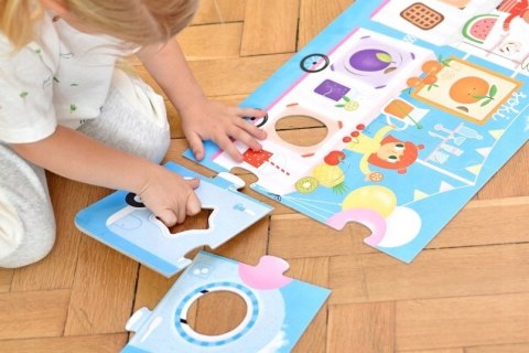 Puzzle z dziurką Lody Lody Czu Czu 23 elementów 2+