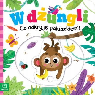 Ruchoma Książeczka W dżungli Co odkryję paluszkiem? Aksjomat