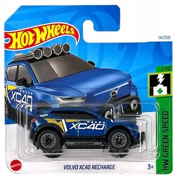Samochodzik Hot Wheels HTB79 Volvo XC40 Recharge HW Green Speed