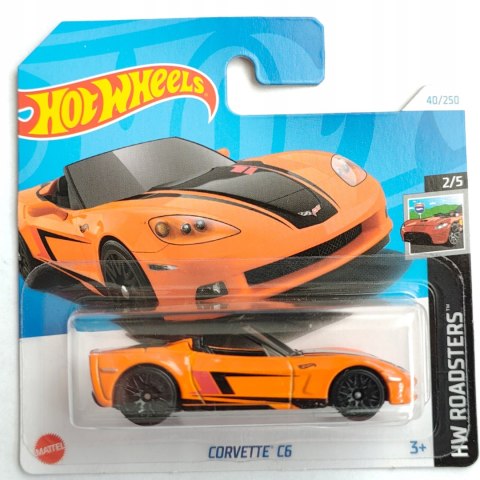 Samochodzik Hot Wheels HTC14 Corvette C6 HW Roadsters 2024