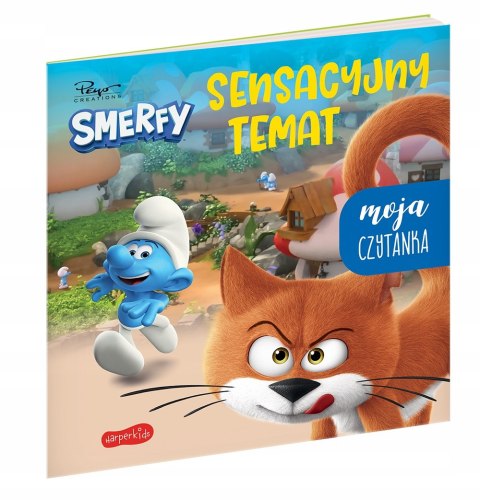 Sensacyjny temat Smerfy Moja czytanka Nowe przygody Harperkids